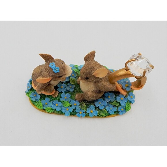 Charming Tails 'I Have a Question' Mouse Figurine 89/603 Proposal Fitz & Floyd - Picture 5 of 9